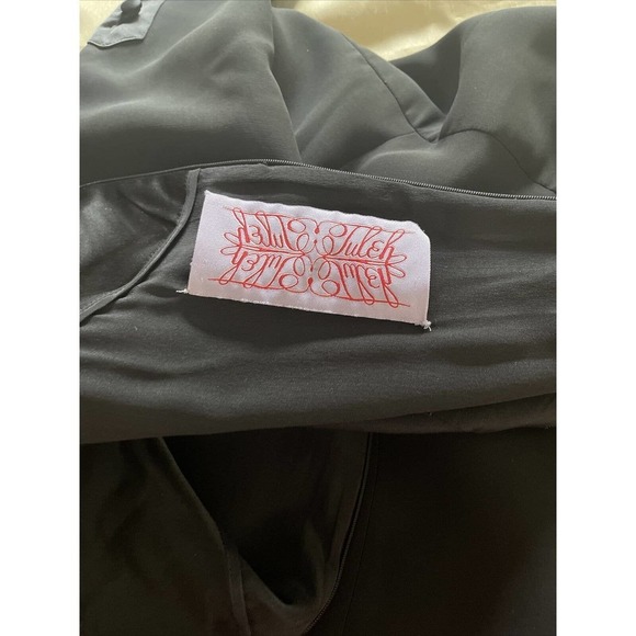 Juleh Juleh Sheath Dress 10 Wool Silk Square Neckline Flare Dress - Picture 8 of 11